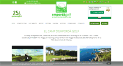 Desktop Screenshot of empordagolf.com