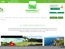 Tablet Screenshot of empordagolf.com